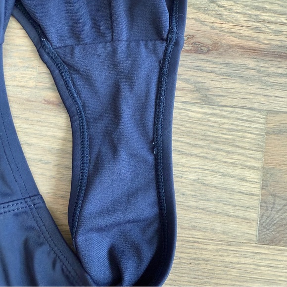 Athleta Batik Floral Mesh Detail Plunge Back Swimsuit - Picture 8 of 8